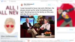 John McCain Remembered by Whoopi Goldberg, Ellen Degeneres and More in Hollywood | THR News News Clip