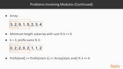 Describe an advanced data structure : Array Problems Involving Modulos Instructional Video