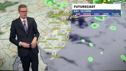 Cloudy, cooler day in New Jersey; tracking storms on Monday News Clip