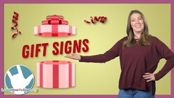 20+ Gift Signs in ASL Instructional Video