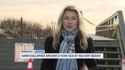 Father rescues 2-year-old son who became trapped in sand at Sea Girt beach News Clip