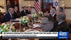 Netanyahu says he nominated Trump for a Nobel Peace Prize News Clip