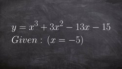 How to Completely Factor a Polynomial Using Synthetic Division Instructional Video