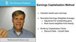 Earning Capitalization Method - Business Valuation Instructional Video