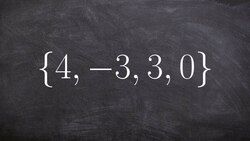 Using four zeros to find a polynomial function - Online tutor Instructional Video