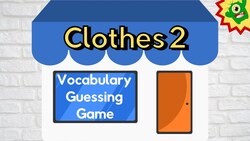 ESL Clothes Vocabulary Game 2 | Fun Guessing Game Instructional Video