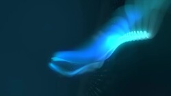 Digital Technology Background, Internet of Things, Big Data, Cryptocurrency Stock Footage