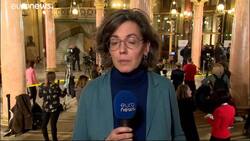 Romania's presidency debuts with demos News Clip