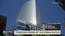 Tensions at Goldman Sachs Rise News Clip