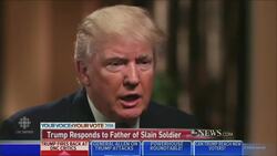 Trump takes on parents of slain Muslim soldier News Clip