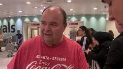 Families reunite at Heathrow after flying out of Beirut News Clip