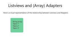 Comprehensive Android Developer Bootcamp - Listview and ArrayAdapter Instructional Video