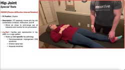 FADDIR Test for Non-specific Hip Pathologies | Rationale & Interpretation Instructional Video