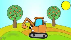 Vehicles and Colors Song | Construction Vehicles For Kids Instructional Video