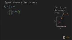Second Moment of Area Example 1 Instructional Video