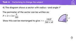 Changing the subject where the variable appears in multiple terms Instructional Video