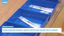 Pfizer: COVID-19 Booster Shot Strongly Protects Against Delta Variant News Clip