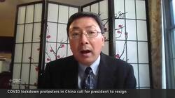 COVID-19 lockdown protesters in China call for president to resign News Clip