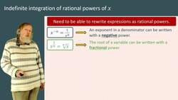 Indefinite Integration of Rational Powers of x - excluding (-1) Instructional Video