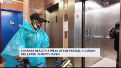 Tenants remain displaced from home following Mott Haven partial building collapse News Clip
