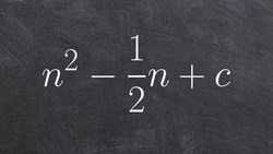 Rewriting a perfect square trinomial as a binomial squared Instructional Video