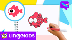 How to draw a Fish Instructional Video