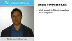 Parkinson's Law Instructional Video