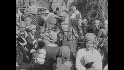 Behind the scenes at Ernst Lubitsch's 1920 feature, Anne Boleyn Stock Footage