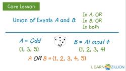 Describing the Union of Events Instructional Video
