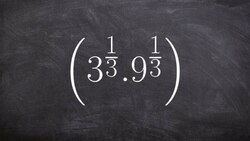 How to multiply two exponents when they do not have same base and fraction powers Instructional Video