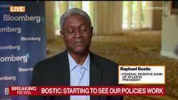 Fed's Bostic on Inflation Fight, Labor Market and Banks News Clip