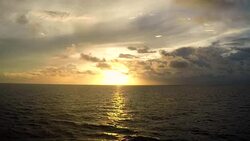 Morning on the Open Ocean Stock Footage