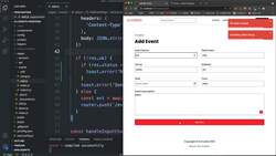 Next.js from Development to Deployment - Associating Events with Users Instructional Video