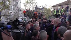CLEAN : Albanian Prime Minister meets earthquake affected residents News Clip