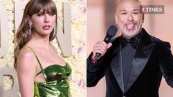 Golden Globes 2024: Taylor Swift's Unamused Reaction to Jo Koy's NFL Joke Goes Viral News Clip