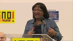 Diane Abbott MP speaking at No Pasaran conference News Clip