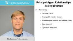 Principal Agent Relationships in a Negotiation Instructional Video
