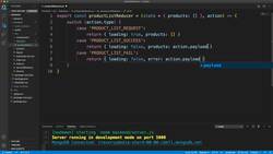 Product List Reducer and Action Instructional Video