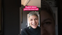 Paint the town red in English! allearsenglish.com/blackfriday #shorts Instructional Video