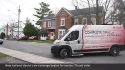 First seniors receive national dental coverage today News Clip