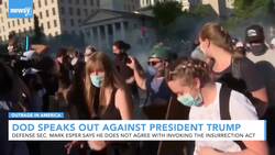 Defense Secretary Pushes Back On Trump's Policy Proposals News Clip