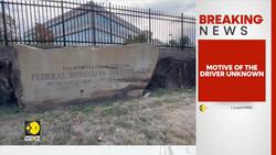 BREAKING | Car Rams Into FBI Building Gate, Driver Leaves Behind American Flag News Clip