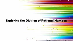 Exploring the Division of Rational Numbers Instructional Video