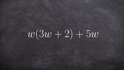 How to Simplify an Expression Using Distributive Property - Math Tutorial Instructional Video