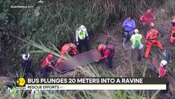 Dozens killed as bus plunges into ravine in Guatemala News Clip