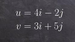 How to apply the operations of dot product to a vector Instructional Video