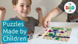 How to Make a Popsicle Stick Puzzle Instructional Video