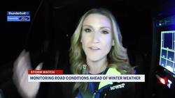 Thunderbolt 12: Checking the roadways in Central Jersey before snow arrives News Clip
