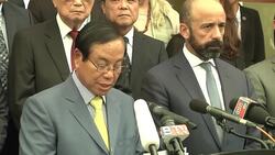 UN briefing on conviction of last two surviving Khmer Rouge leaders News Clip