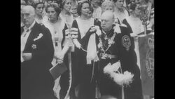 Queen Elizabeth II Coronation in London with Elizabeth taking the oath of office News Clip